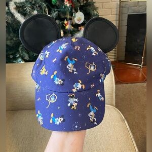 Disney Mickey and friends 50th anniversary hat with ears